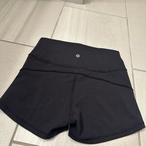 lululemon athletica Women's Classic Black Biker Shorts